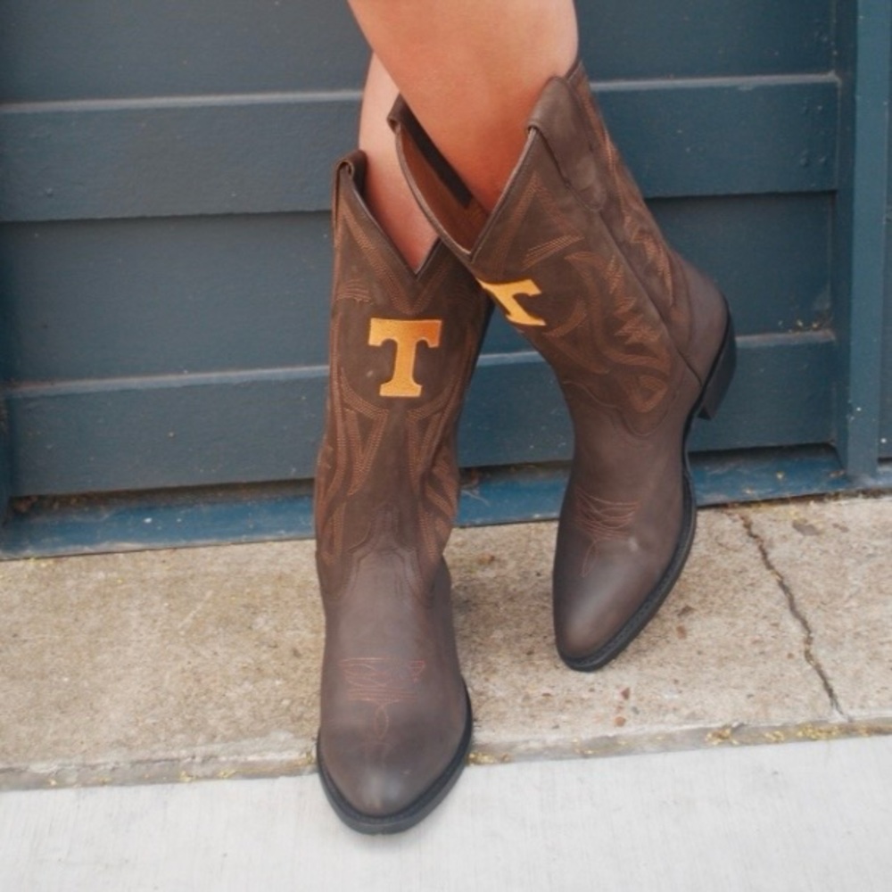 Gameday Women's Leather Western Boot - Tennessee Volunteers NWT Size 7